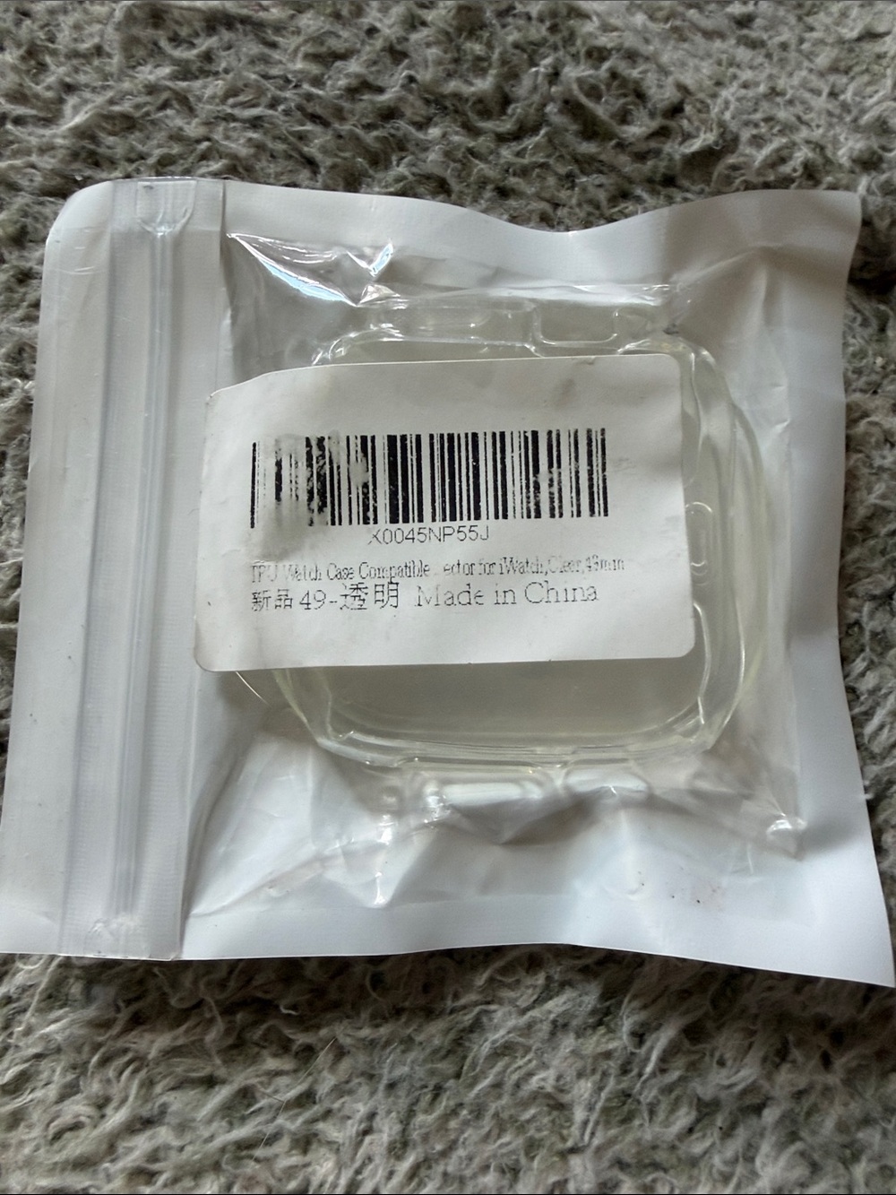 Clear Replacement Protective Case for Smartwatch - Transparent
